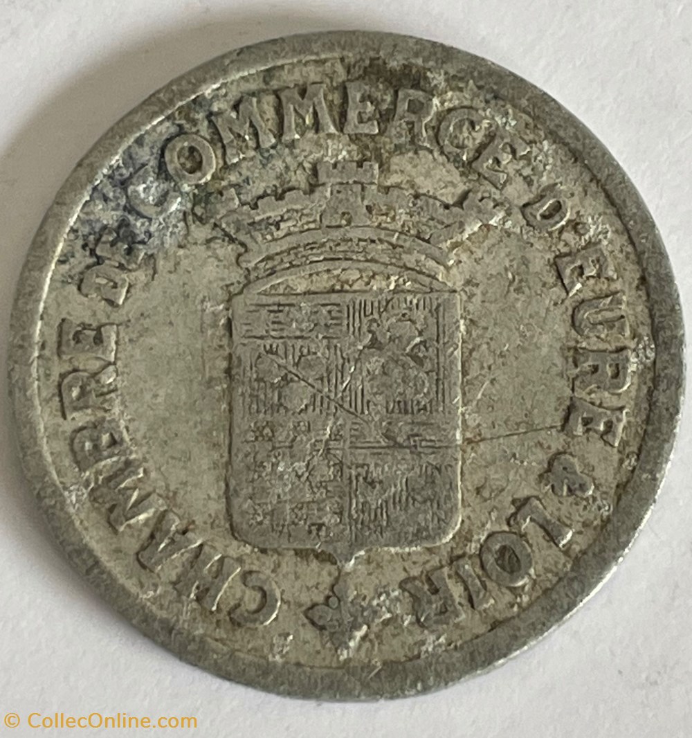 10 centimes - Chambre de Commerce - Eure & Loir monnaies monde france 10 centimes chambre de commerce eure loir