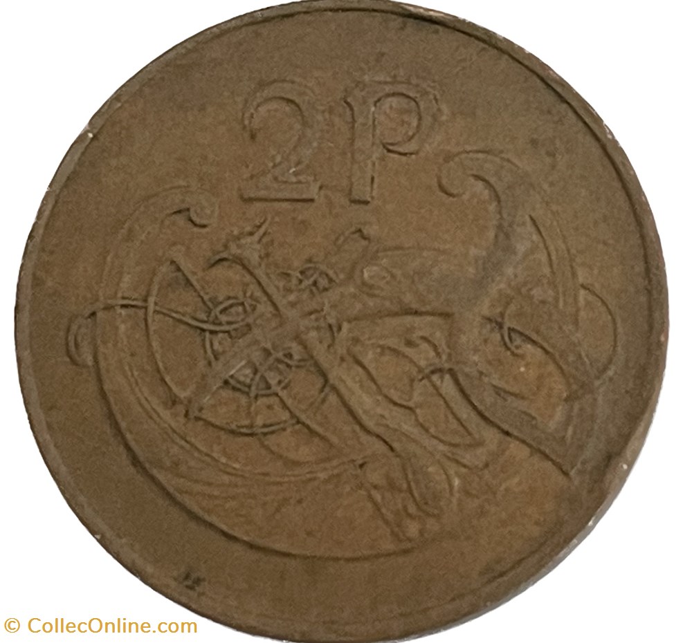 monnaies monde irlande 2 pence 1980