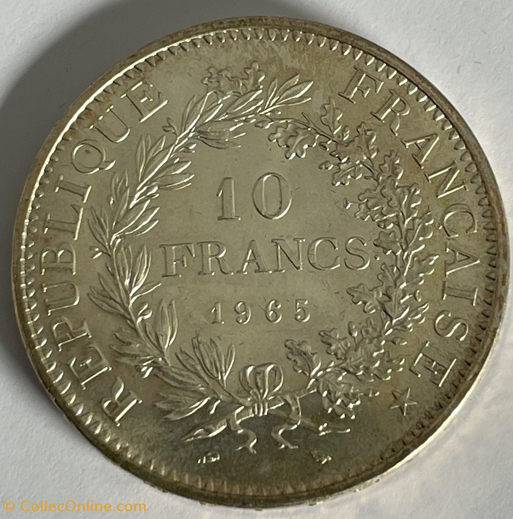 monnaies monde france 10 francs hercule 1965