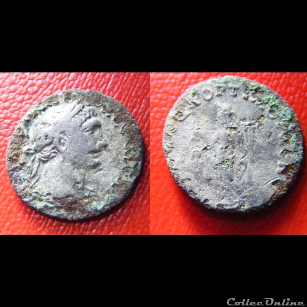 Denier - Trajan monnaie antique romaine denier trajan