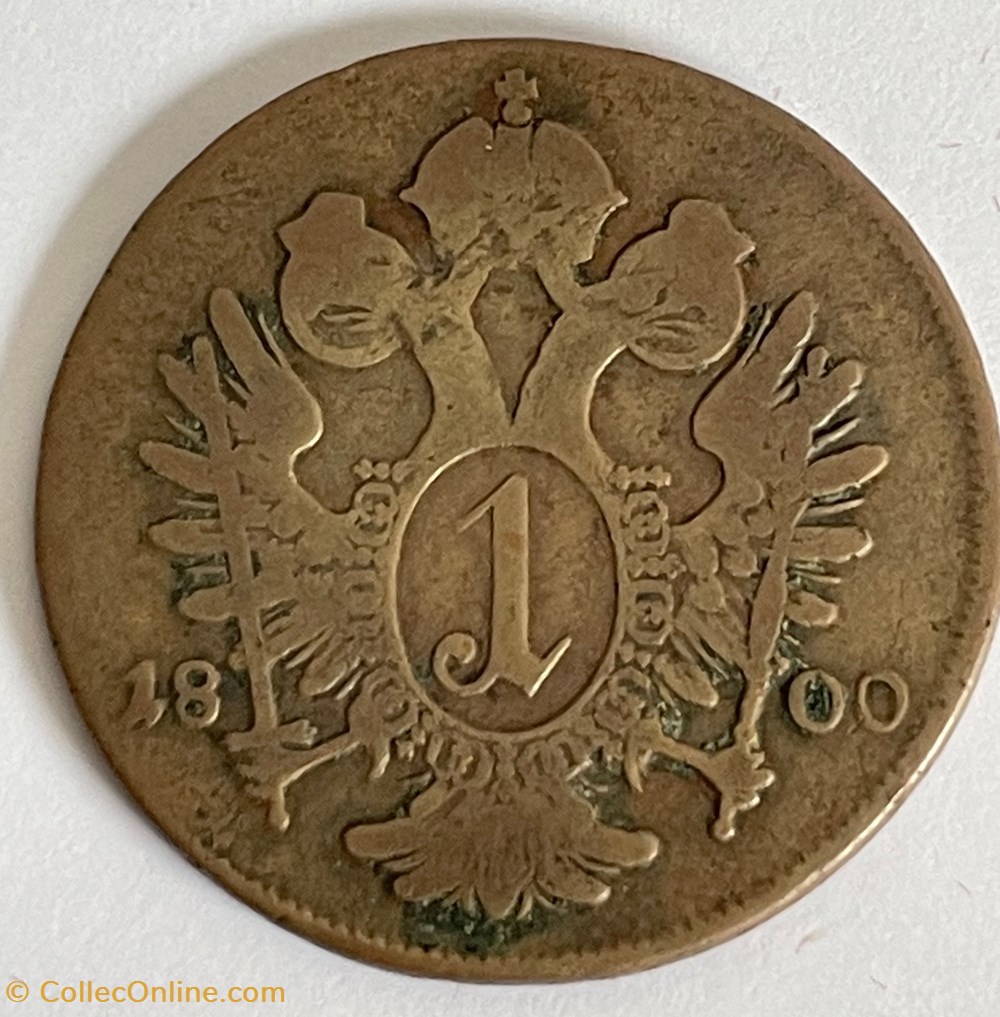 Autriche 1 kreuzer François II monnaies monde autriche 1 kreuzer francois ii