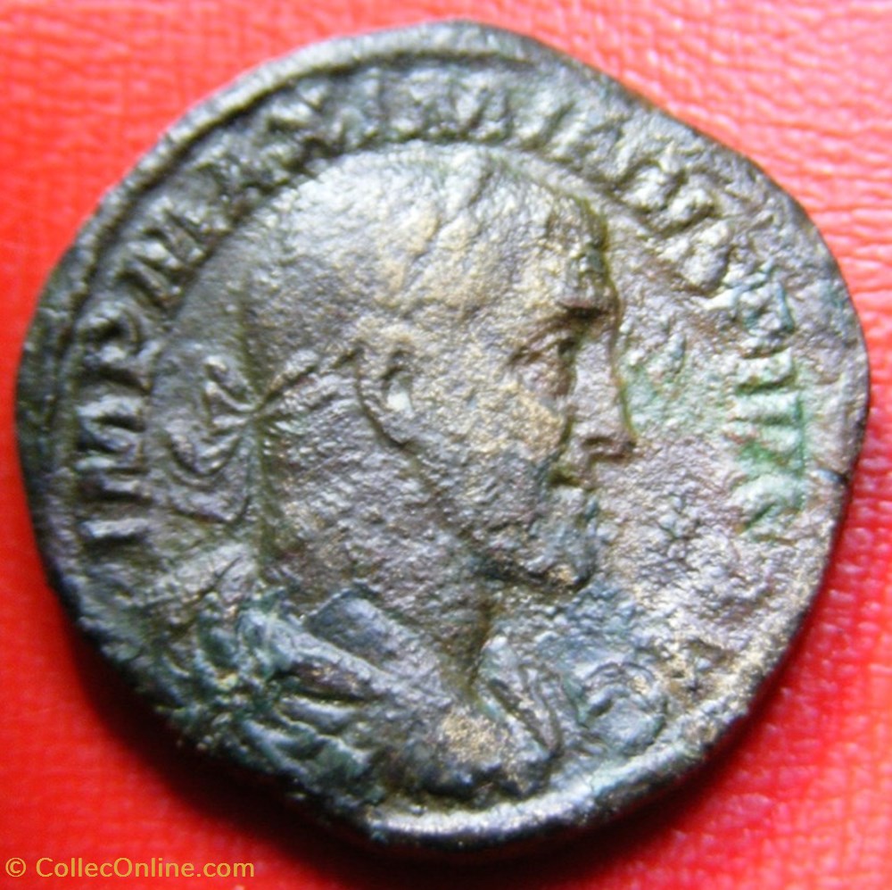 Sesterce - MAXIMIN Ier THRACE - PROVIDENTIA monnaies antiques romaines imperiales et republicaines sesterce maximin ier thrace providentia