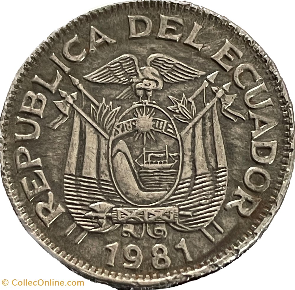1 sucre 1981 monnaies monde equateur 1 sucre 1981