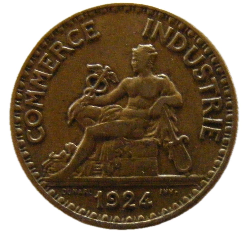 2 Francs Chambres de commerce 1924 monnaies monde france 2 francs chambres de commerce 1924