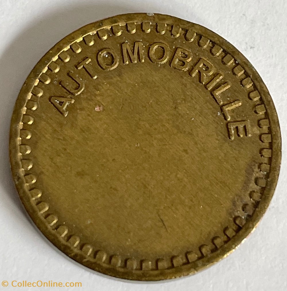 Jeton de Lavage voiture Automobrille monnaies paranumismatique jetons poids jeton de lavage voiture automobrille