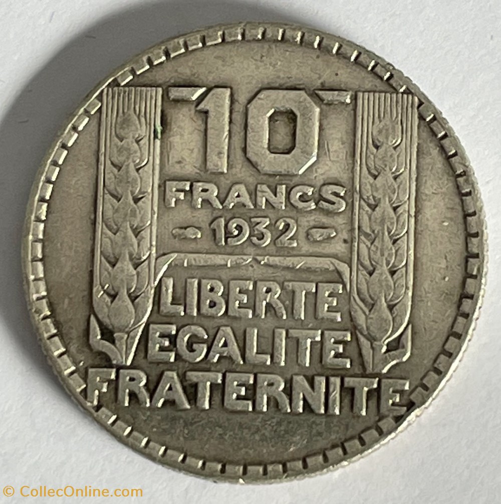 monnaies monde france 10 francs turin 1932