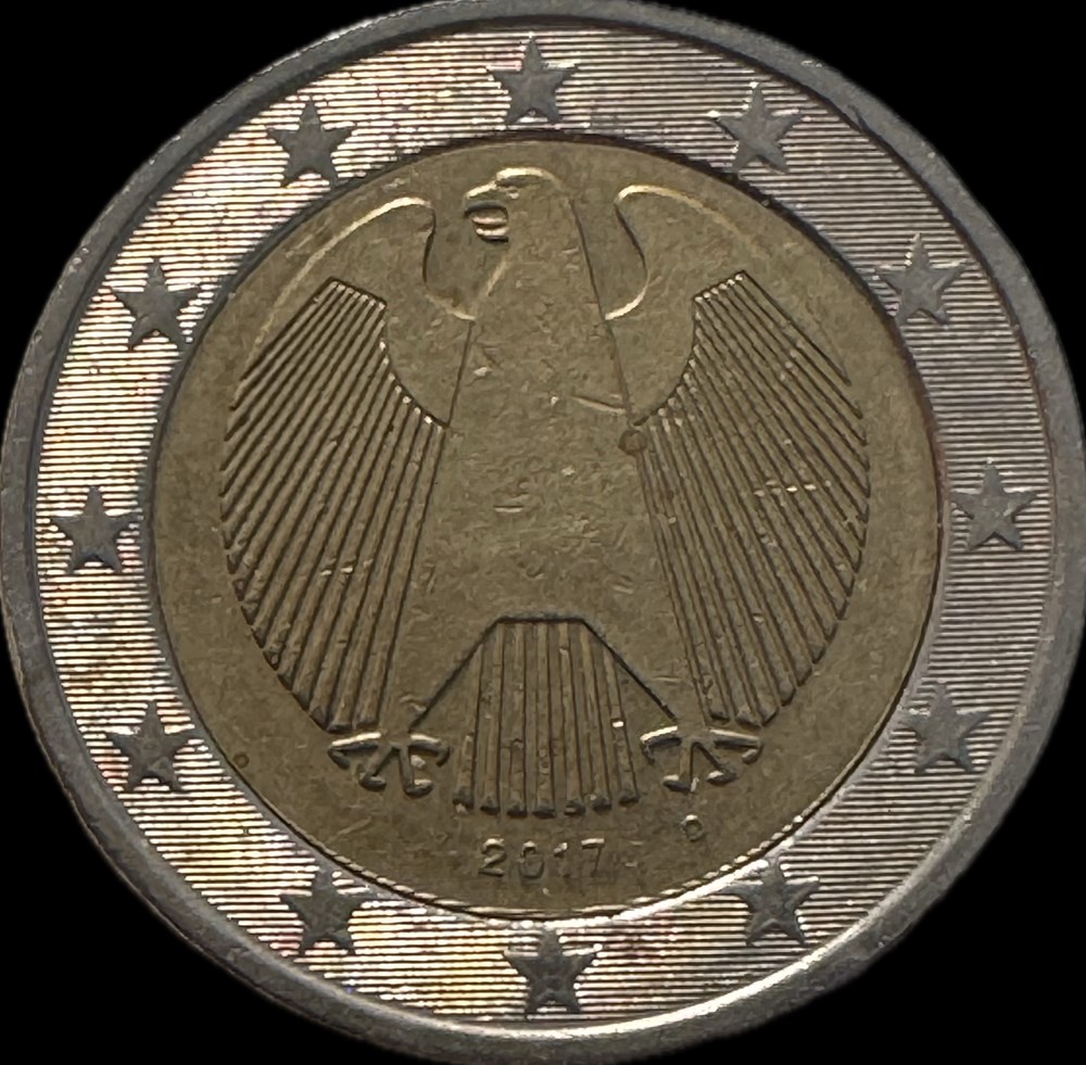 2 Euros 2017 D Munich monnaies a allemagne 2 euros 2017 d munich