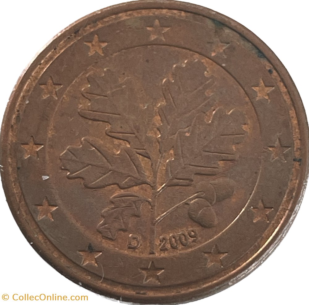 5 cents 2009 D Munich monnaies euros a allemagne 5 cents 2009 d munich