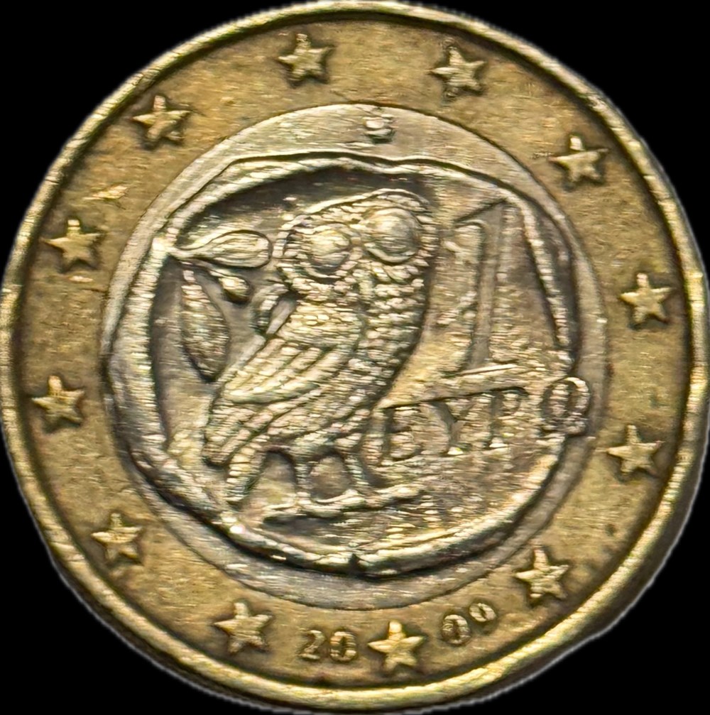 1 Euro 2009 2e carte monnaies euros grece 1 euro 2009 2e carte