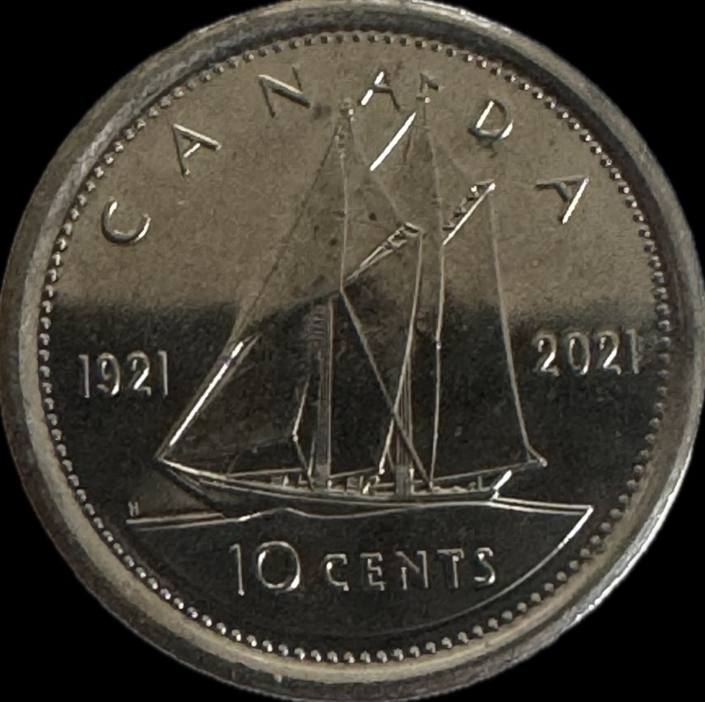 10 cents - Élisabeth II 2021 monnaies monde canada 10 cents elisabeth ii 2021