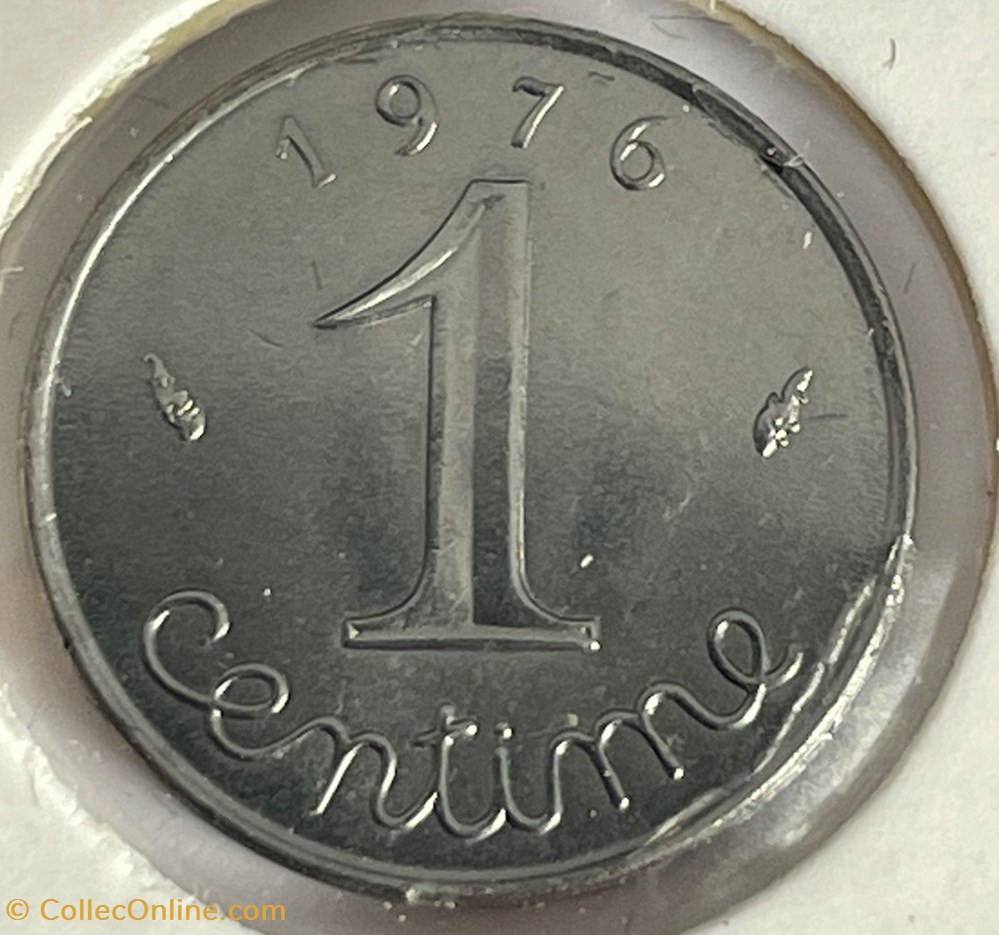 1 centime Épi 1976 monnaies monde france 1 centime epi 1976