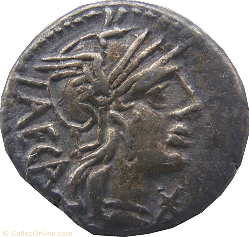 monnaies antiques romaines imperiales et republicaines denier marcus porcius laeca