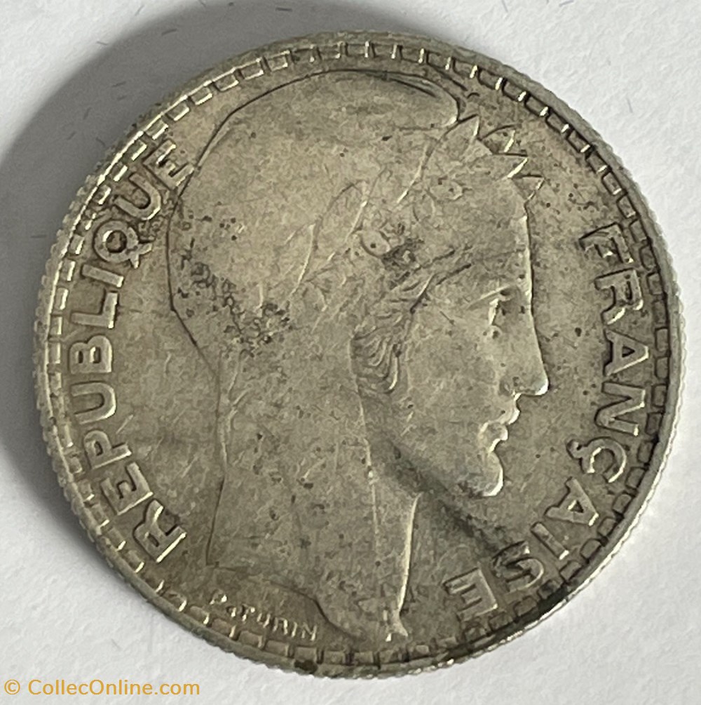 10 francs Turin 1934 3 pointu monnaies monde france 10 francs turin 1934 3 pointu