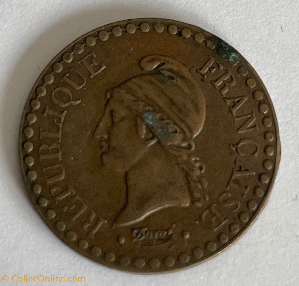 1 centime Dupré 1848 Paris monnaies monde france 1 centime dupre 1848 paris