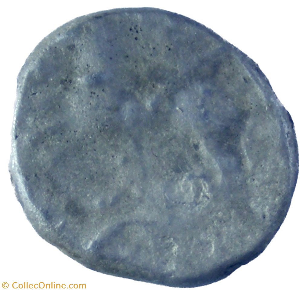 Quinaire KALETEDOY un delta monnaies antiques celtes quinaire kaletedoy un delta