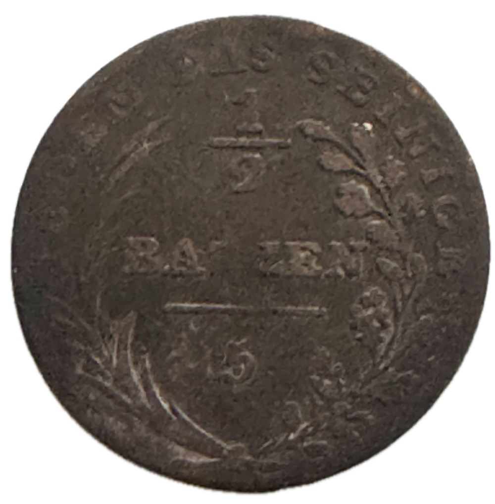 Suisse - Canton d'Appenzell Rhodes-Extérieures - ½ batzen 1808 monnaies monde suisse canton appenzell rhodes exterieures batzen 1808
