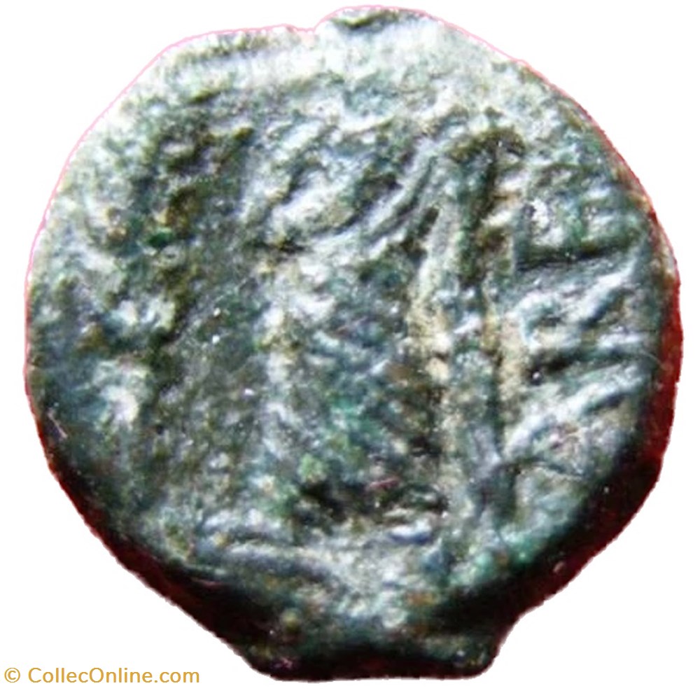 Bronze au Démos, VOLCAE AREC monnaies antiques celtes bronze au demos volcae arec