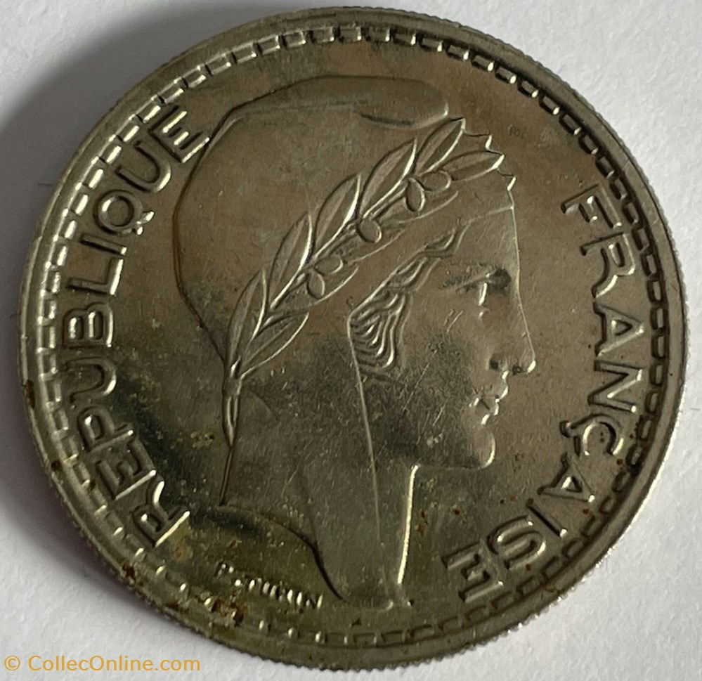 monnaies monde france 10 francs turin 1949 b