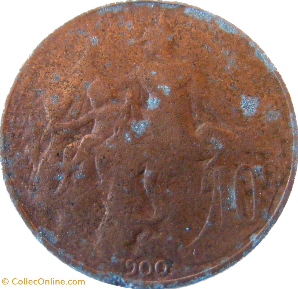 10 centimes Daniel-Dupuis 1900 monnaies monde france 10 centimes daniel dupuis 1900