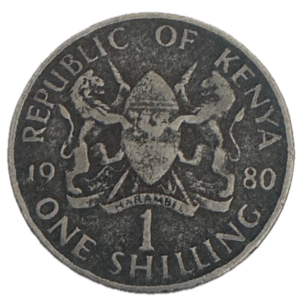Kenya - 1 shilling Arap Moi 1980 monnaies monde kenya 1 shilling arap moi 1980