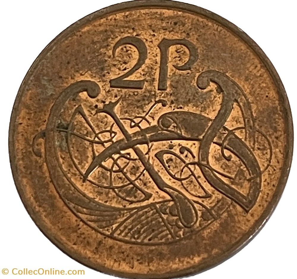 Irlande - 2 pence 1990 monnaies monde irlande 2 pence 1990