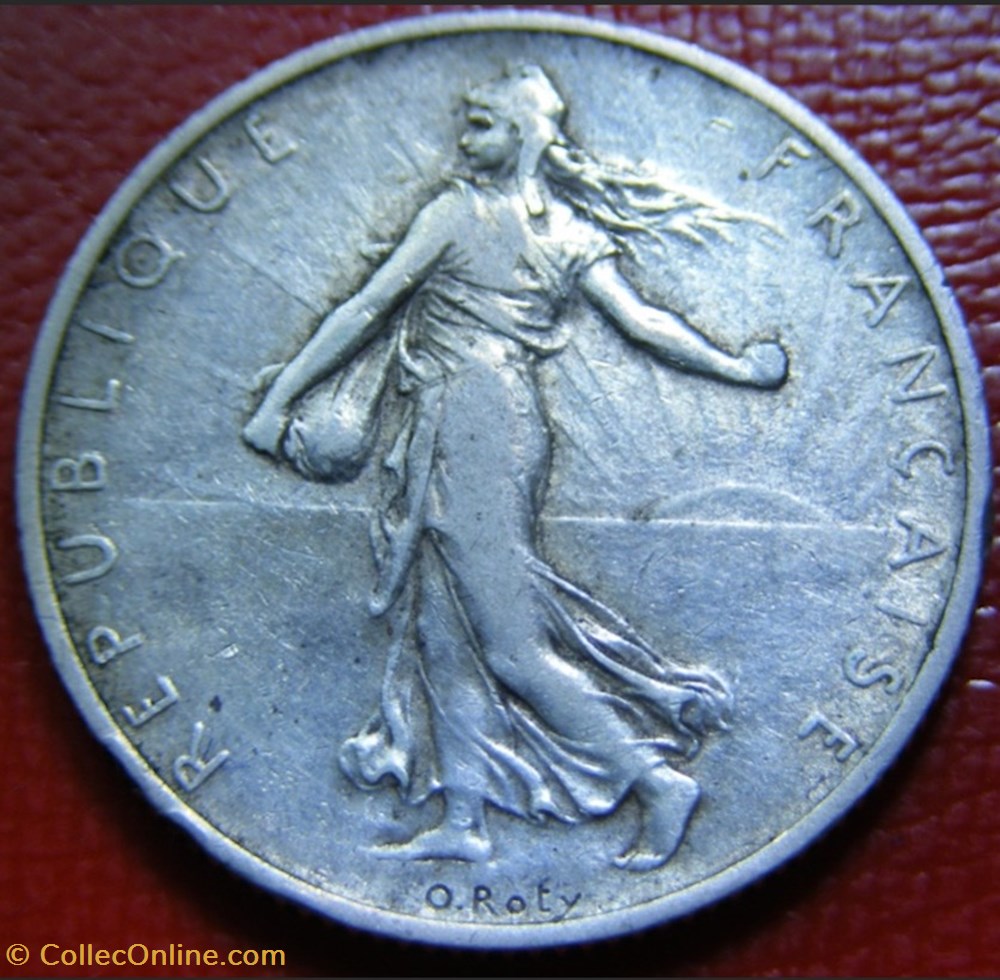 2 francs Semeuse 1910 monnaies monde france 2 francs semeuse 1910