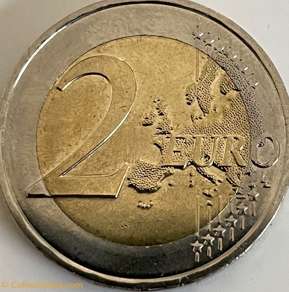 Piece 2 Euro Liberté égalité Fraternité 2022 2 euros 2e type 2022 - Monedas - Euros - Francia - Euro France