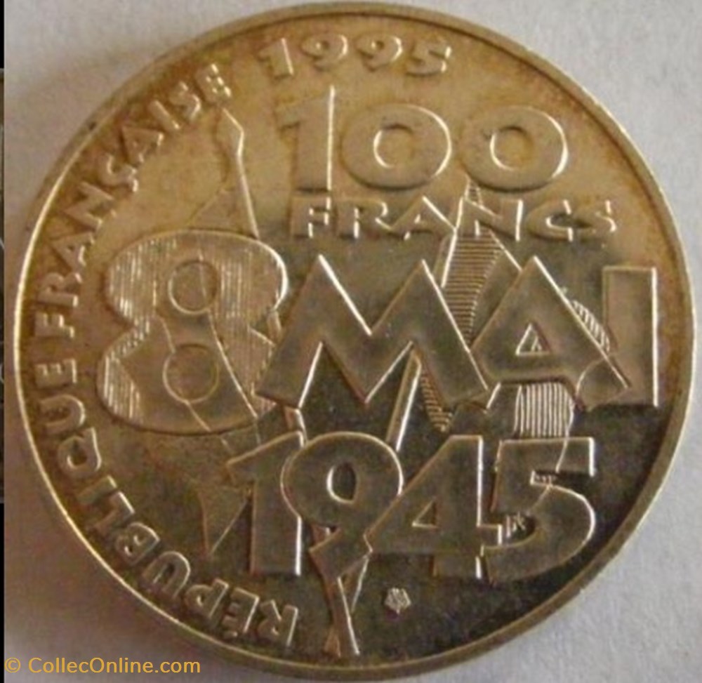 monnaies monde france 100 francs 8 mai 1945 1995