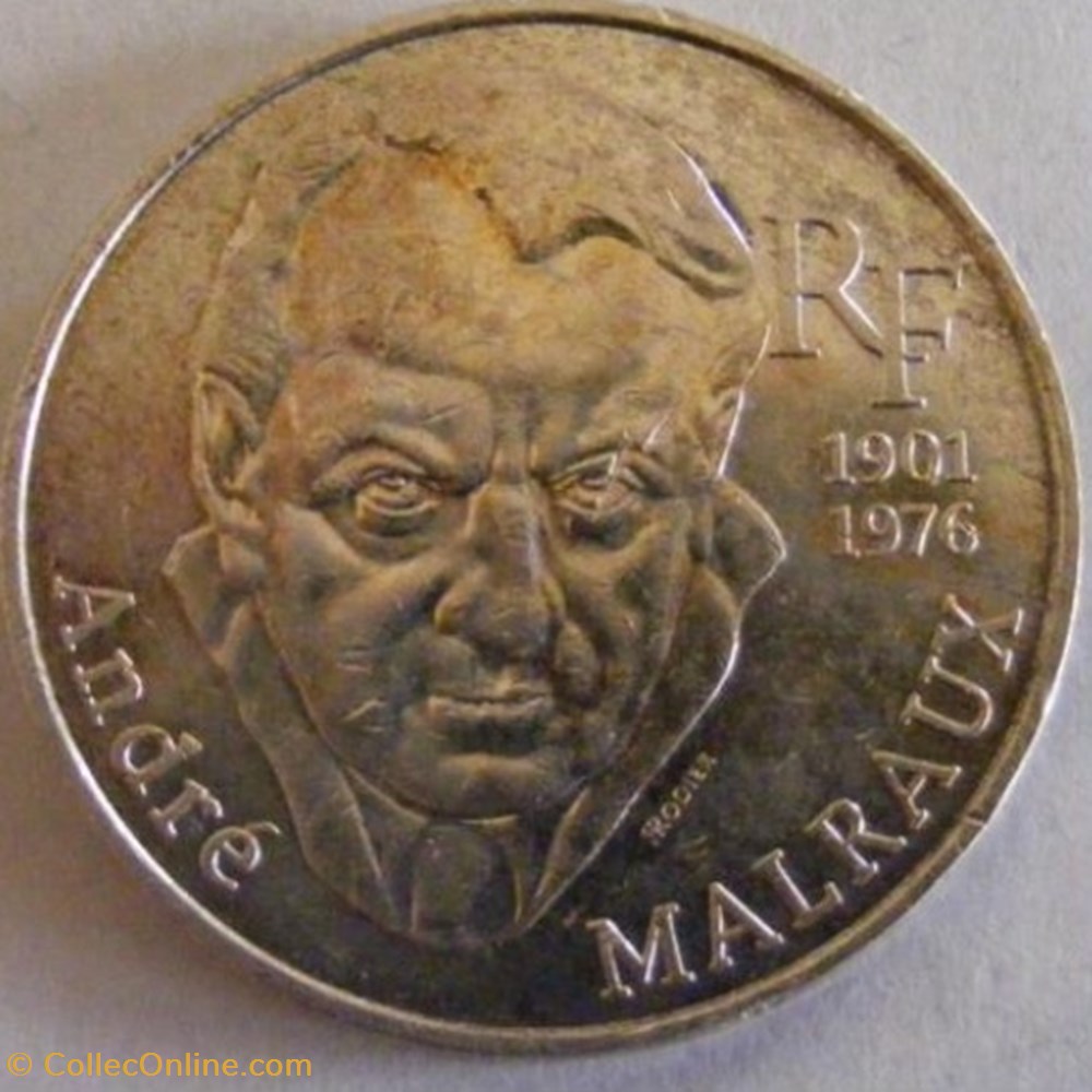 100 francs Malraux 1997 monnaies monde france 100 francs malraux 1997