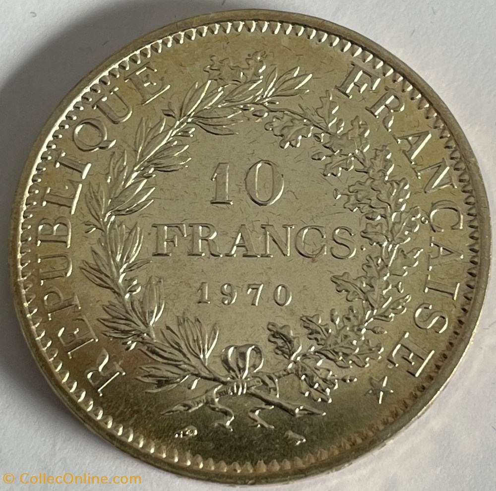 10 francs Hercule 1970 monnaies monde france 10 francs hercule 1970