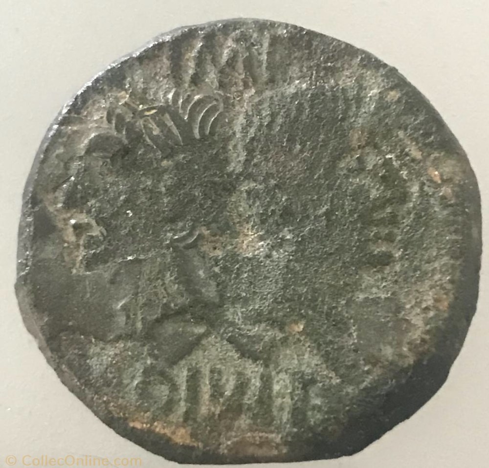 Dupondius - NÎMES - AUGUSTE et AGRIPPA - COL - NEM monnaie antique av jc ap romaine dupondius nimes auguste et agrippa col nem
