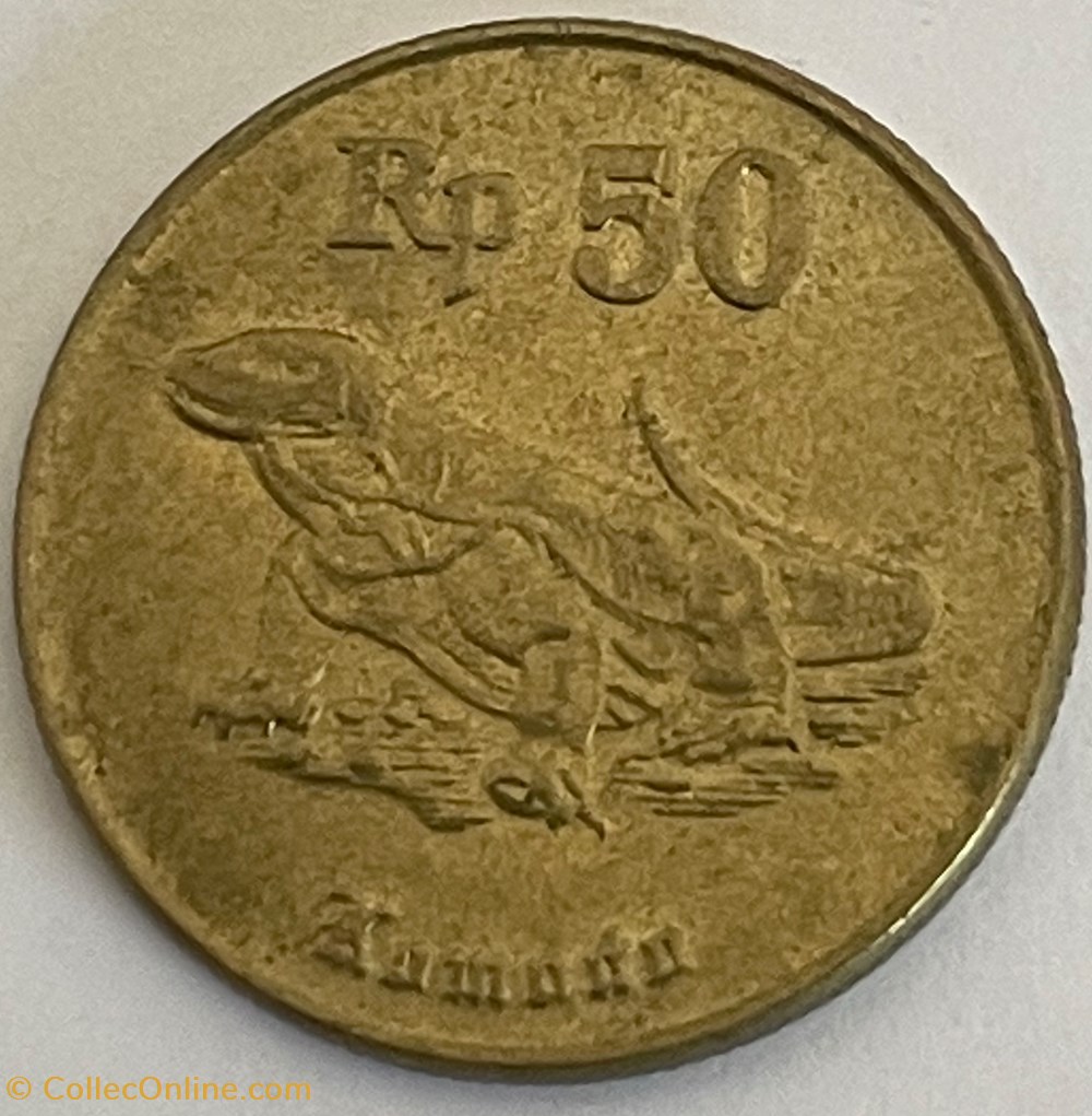 Indonésie - 50 rupiah 1996 monnaies monde indonesie 50 rupiah 1996