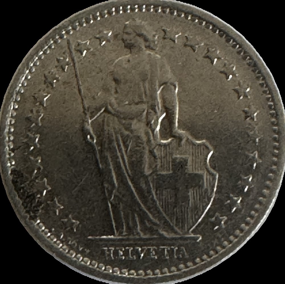 Suisse ½ franc Helvetia debout cupronickel 1979 monnaies monde suisse franc helvetia debout cupronickel 1979