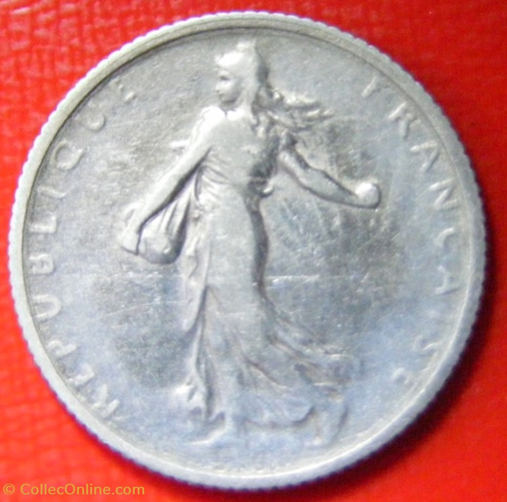 monnaies monde france 1 francs semeuse 1908