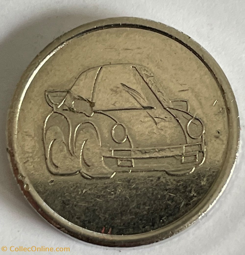 Jeton de Lavage voiture Heyral monnaies paranumismatique jetons poids jeton de lavage voiture heyral