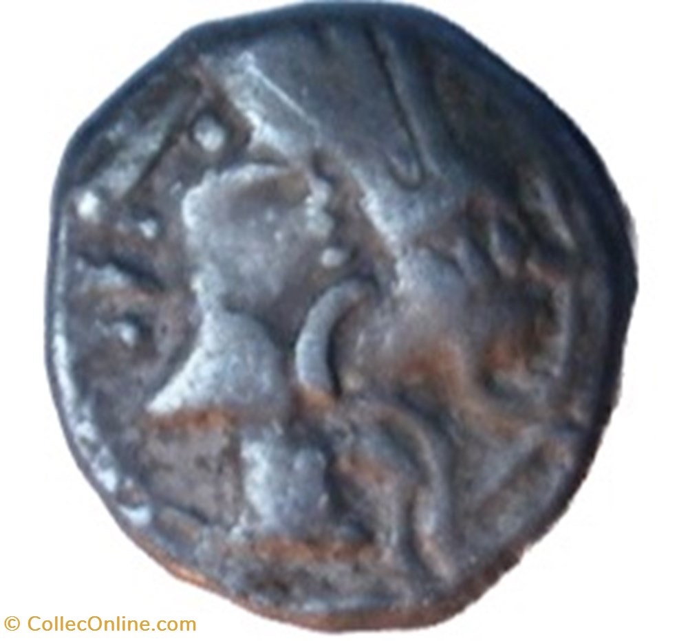 monnaies antiques celtes quinaire kaletedoy au delta renverse
