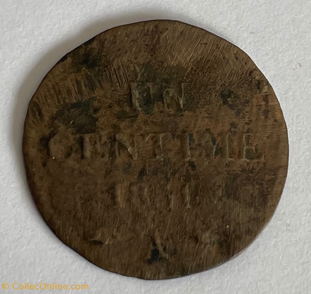 1 centime Dupré 1851 Paris monnaies monde france 1 centime dupre 1851 paris