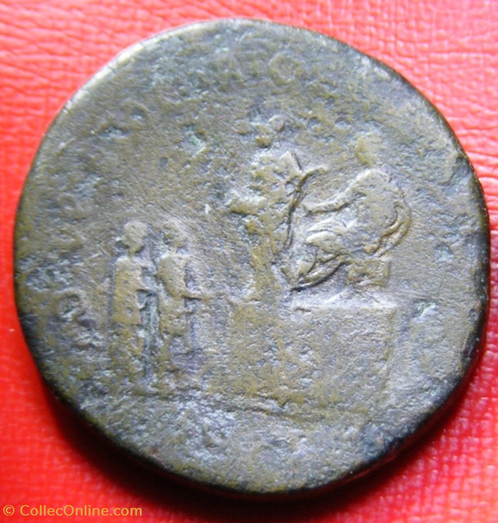 monnaies antiques romaines imperiales republicaines sesterce hadrien locvpletori