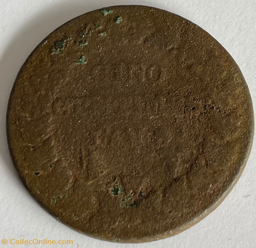 5 centimes Dupré AN8 W monnaies monde france 5 centimes dupre an8 w