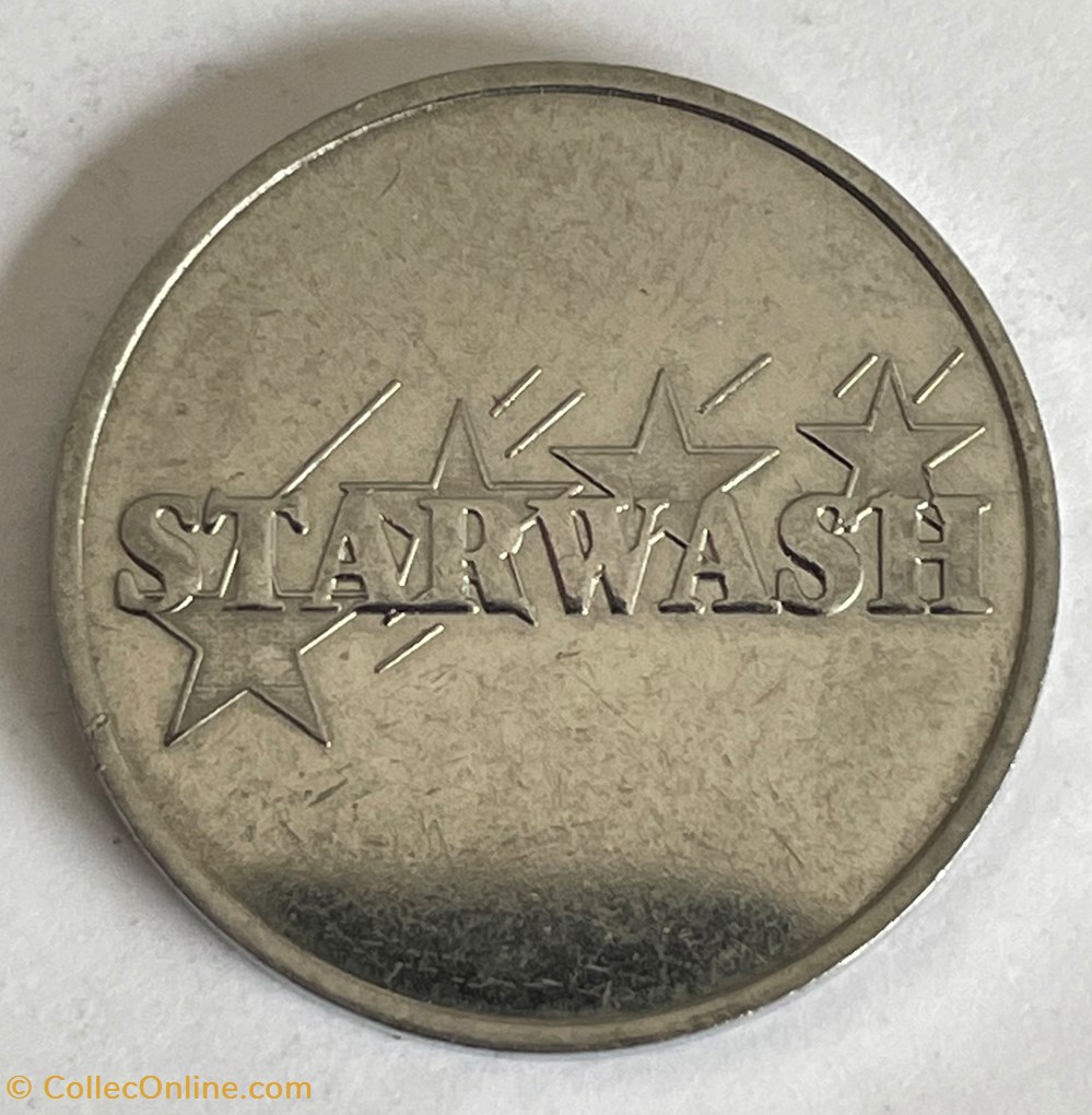 Jeton de Lavage voiture Starwash monnaies paranumismatique jetons poids jeton de lavage voiture starwash
