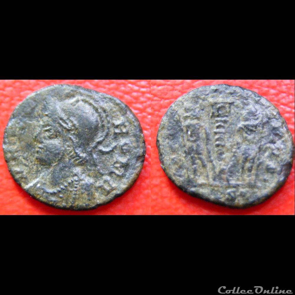 monnaie antique romaine nummus rome vrbs gloria