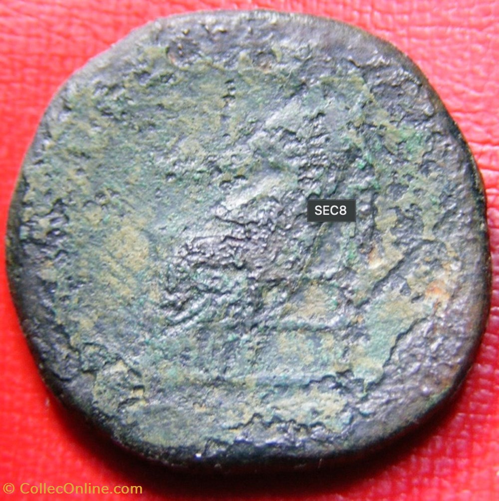 Sesterce - HADRIEN - PONT MAX monnaies antiques romaines imperiales et republicaines sesterce hadrien pont max