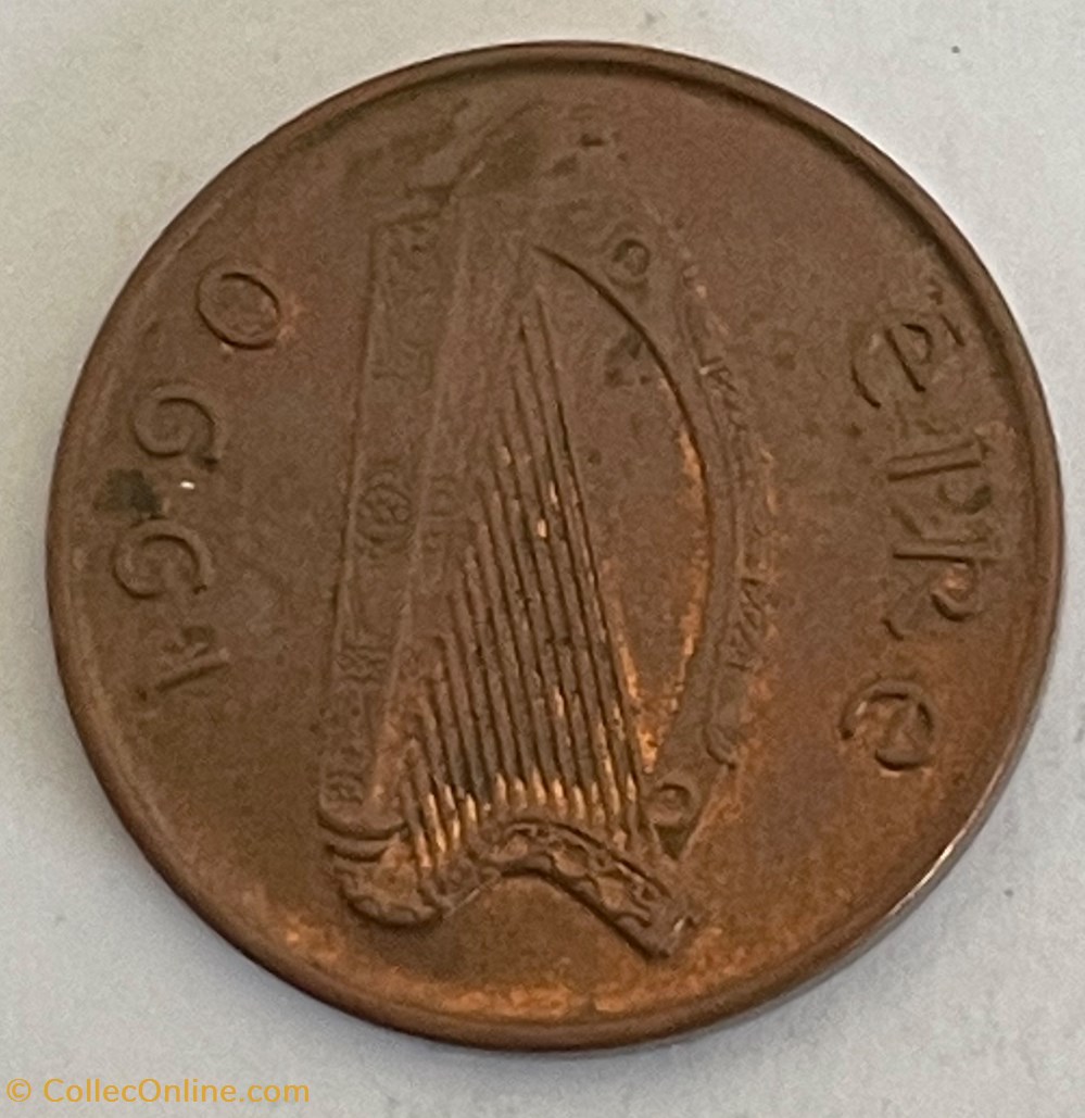 monnaies monde irlande 1 penny magnetique 1990