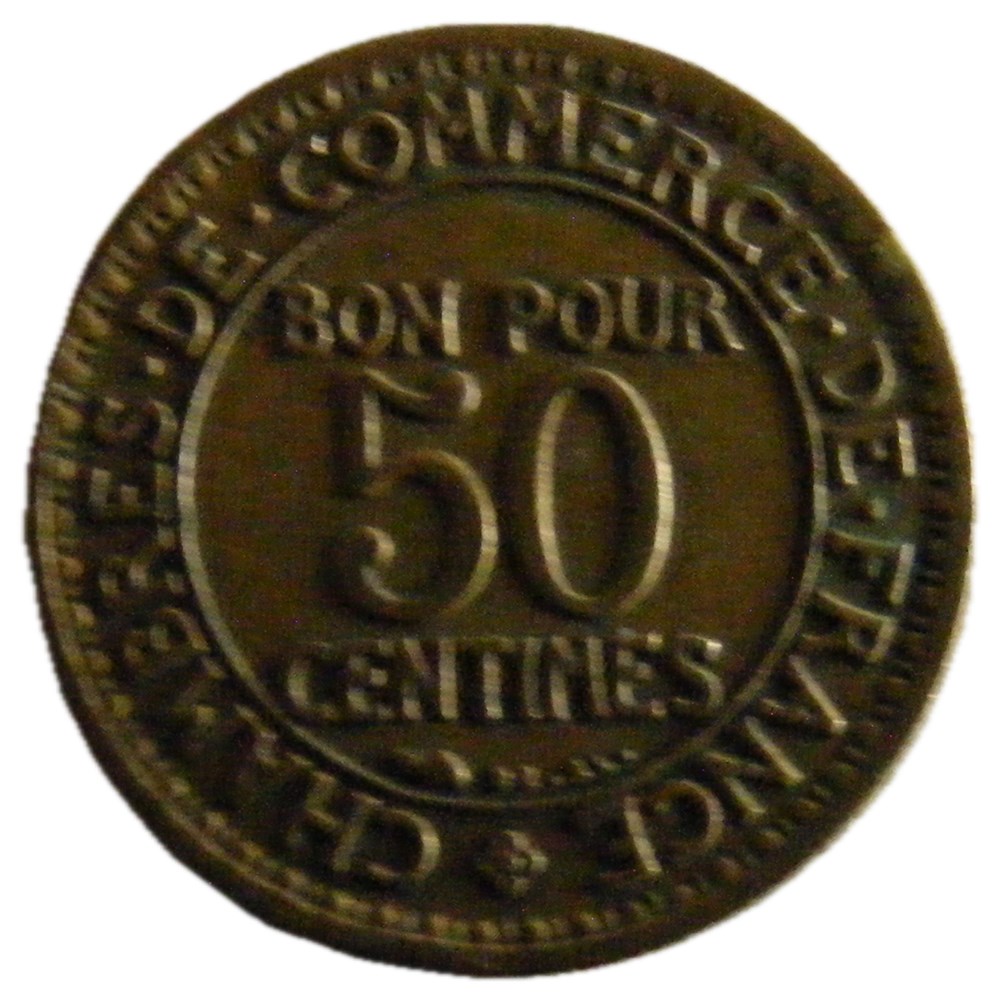 monnaies monde france 50 centimes chambres de commerce 1929