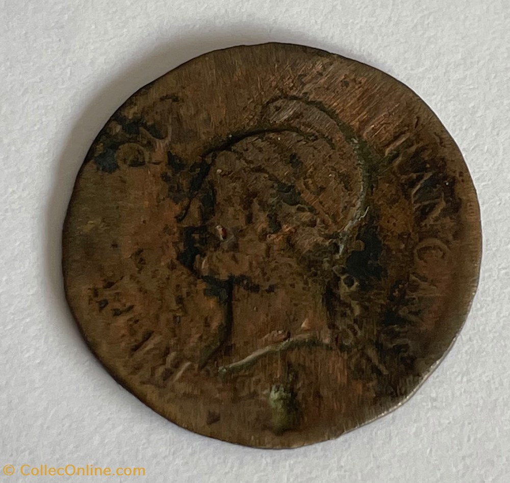 1 centime Dupré 1851 Paris monnaies monde france 1 centime dupre 1851 paris