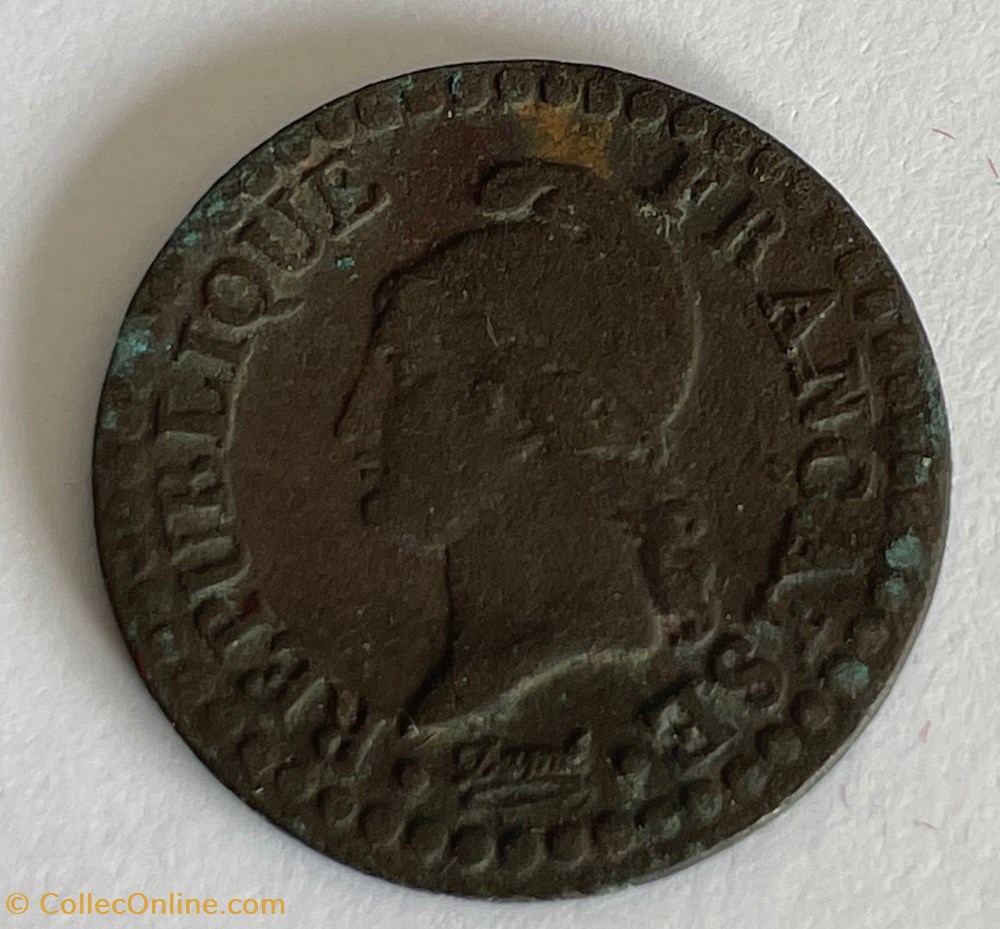 monnaies monde france 1 centime dupre an6 6 grand