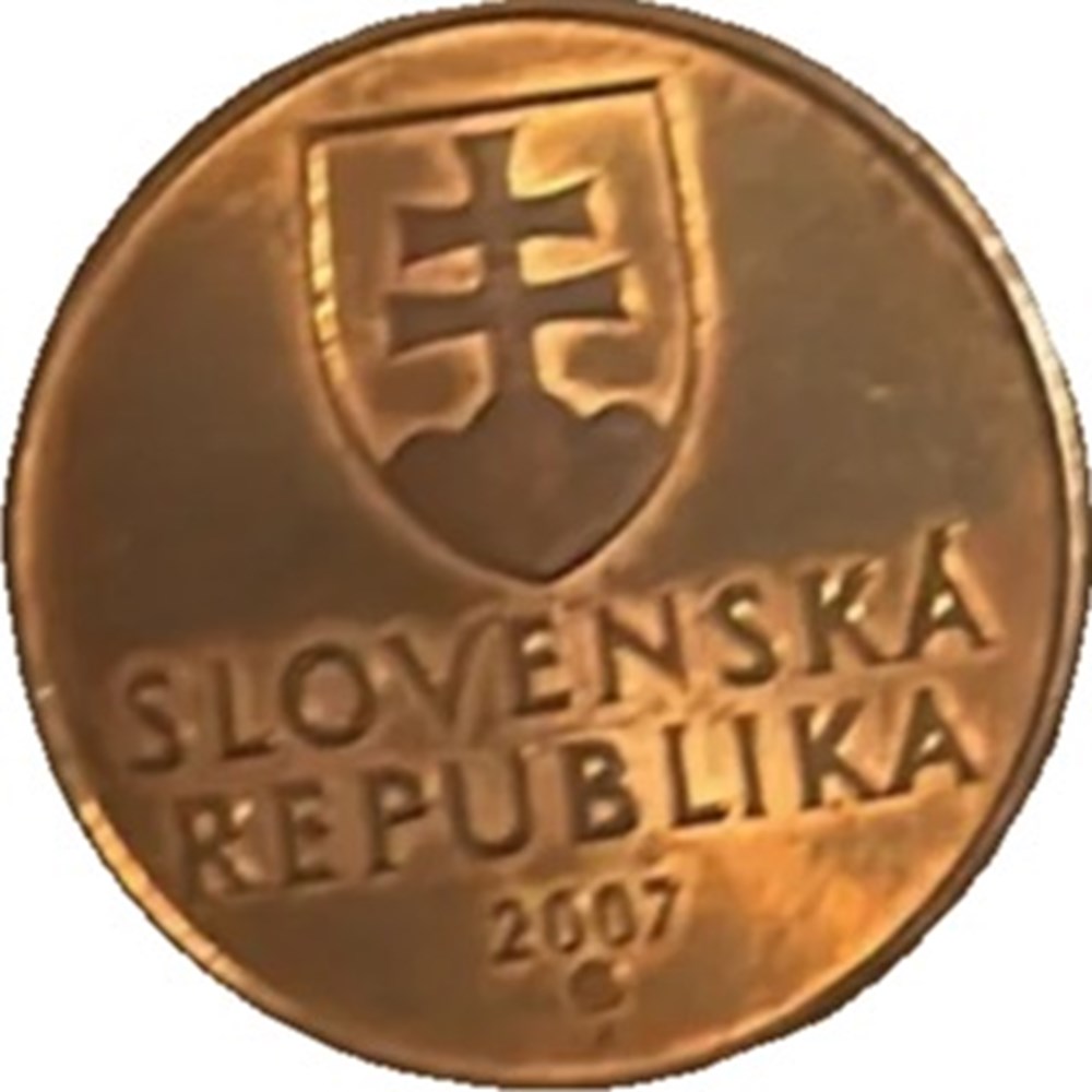 Slovaquie 50 halierov 2007 monnaies monde slovaquie 50 halierov 2007