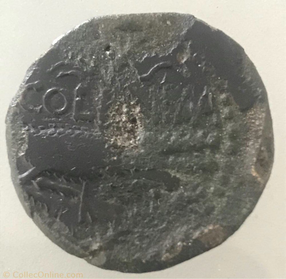 Dupondius - NÎMES - AUGUSTE et AGRIPPA - COL - NEM monnaie antique av jc ap romaine dupondius nimes auguste et agrippa col nem