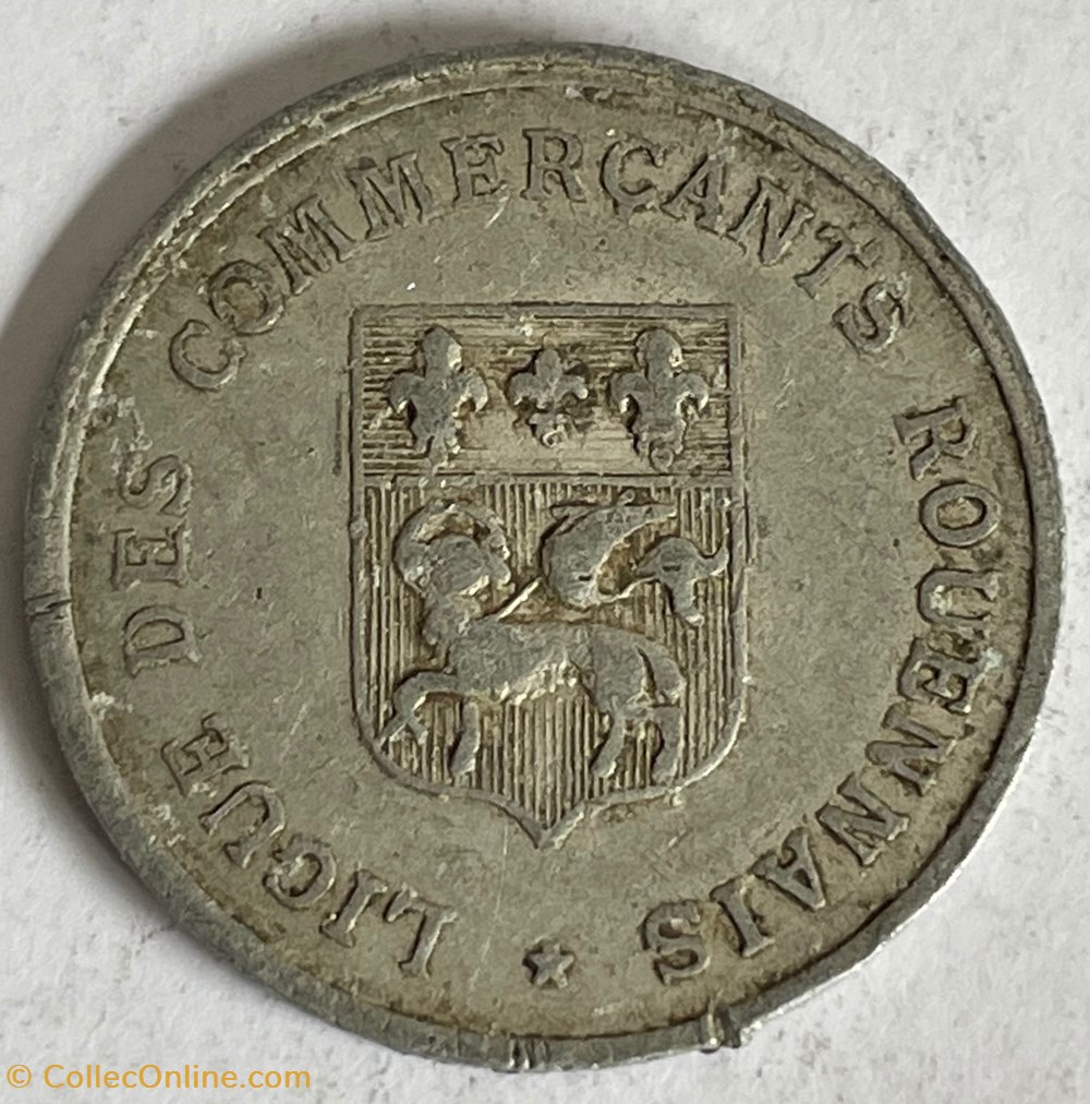 10 centimes - Ligue des Commerçants Rouennais - Rouen monnaies monde france 10 centimes ligue des commercants rouennais rouen