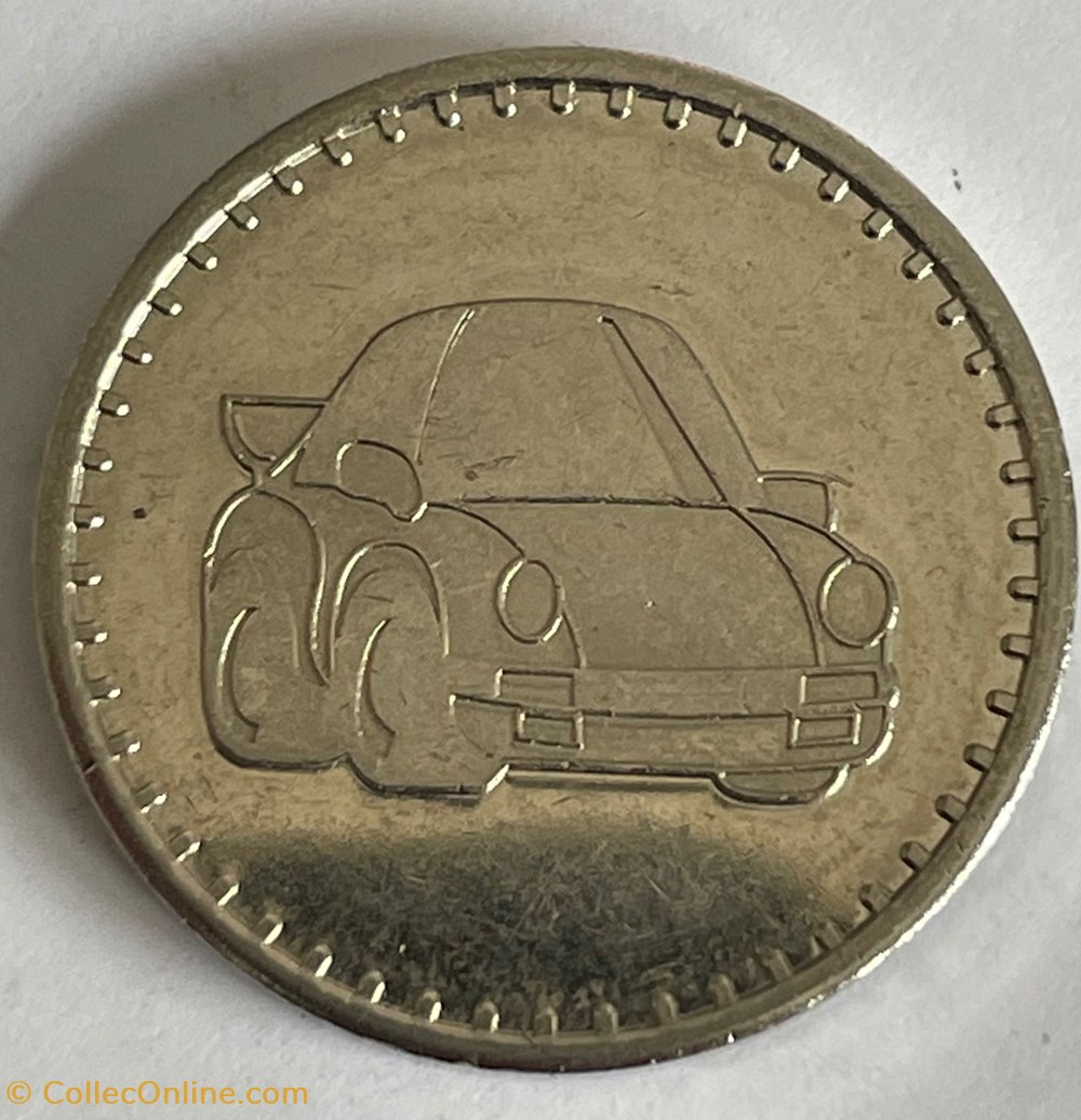 Jeton de Lavage voiture de sport monnaies paranumismatique jetons poids jeton de lavage voiture de sport